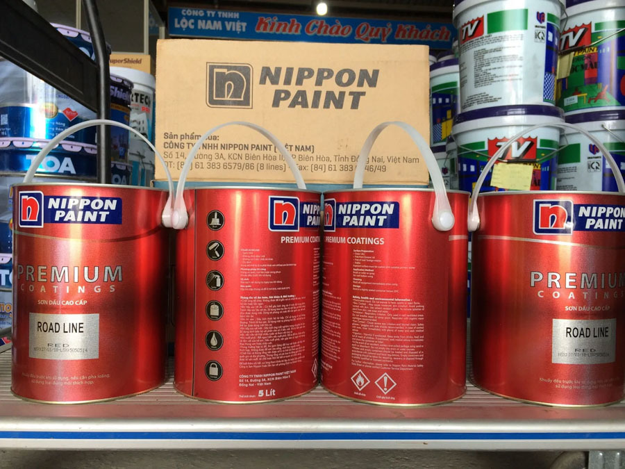 Bảng giá sơn Nippon kẻ vạch phản quang và không phản quang