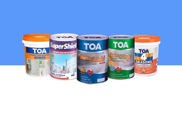 Bảng báo giá sơn TOA mới nhất hiện nay
