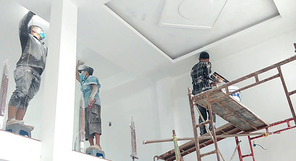 Giá sơn nhà trọn gói nhà mới xây