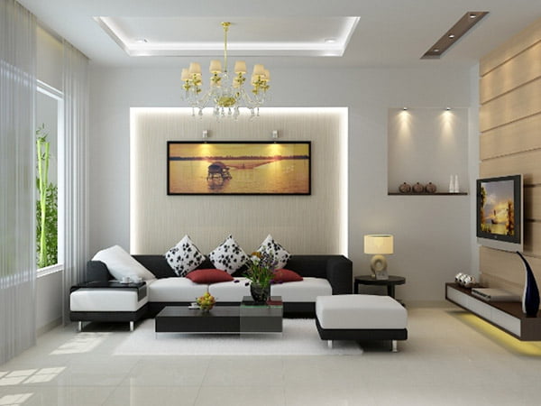 Phòng khách nên sơn màu gì đẹp sang trọng